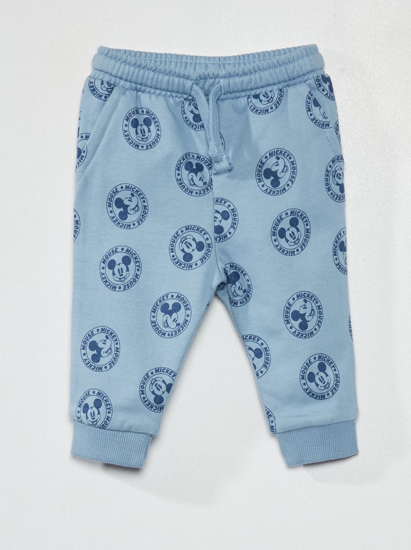 Calças 'Disney' em moletão AZUL - Kiabi