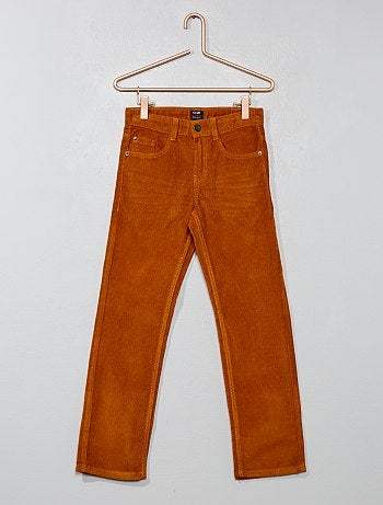 Calças em bombazina canelada - Kiabi