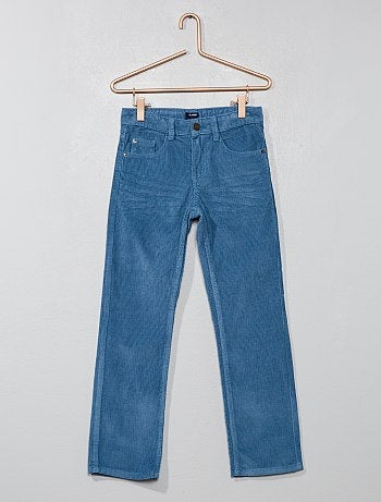 Calças em bombazina canelada - Kiabi