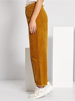 Calças em bombazina 'JDY' - Kiabi