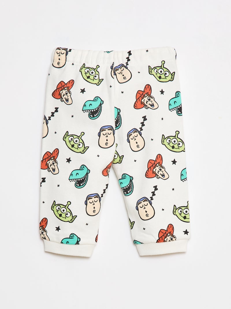 Calças em French Terry 'Disney' Branco - Kiabi
