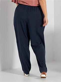 Calças em lyocell - Kiabi