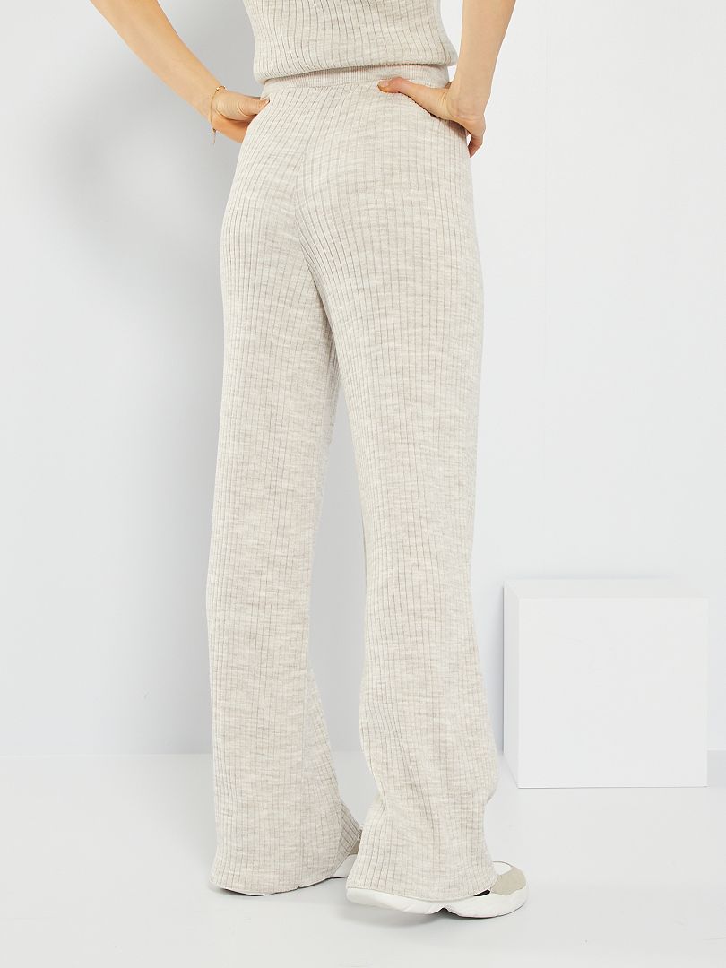 Pantalón Punto Beige