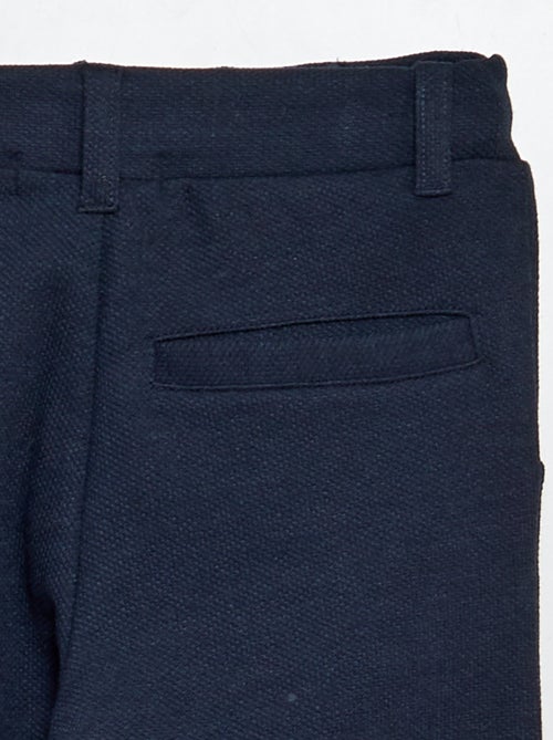 Calças em malha de piqué - Kiabi