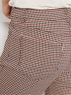 Calças em malha milano - Kiabi