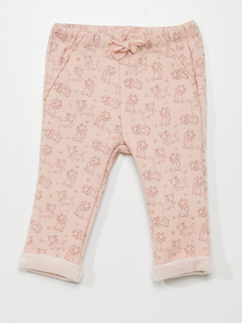 Calças em moletão 'Disney' ROSA - Kiabi