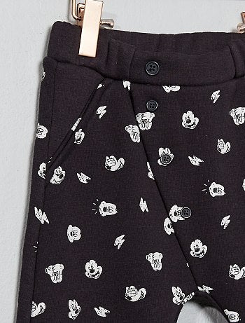 Calças em moletão forradas 'Disney' - Kiabi