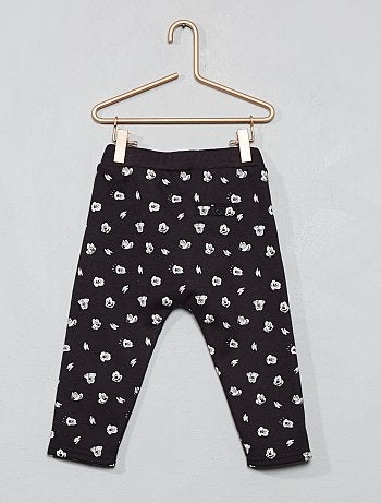 Calças em moletão forradas 'Disney' - Kiabi