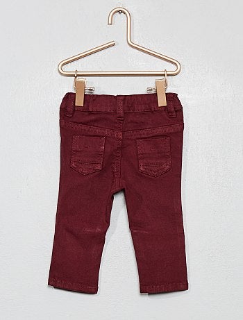 Calças em sarja slim - Kiabi