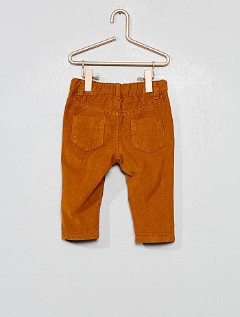 Calças em veludo forradas - Kiabi