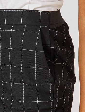 Mulher do 34 até 48 - Calças escocesas slim fit - Kiabi