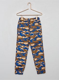 Calças estampadas 'camuflagem' - Kiabi