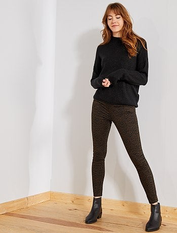 Calças estampadas 'leopardo' - Kiabi