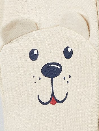 Calças estampadas 'urso' - Kiabi