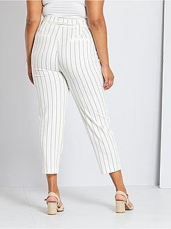 Calças estilo fato - Kiabi