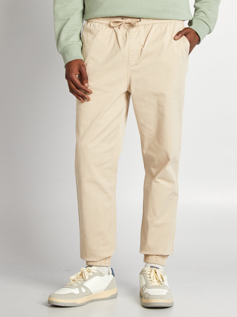 Calças estilo 'fato de treino' CINZA - Kiabi