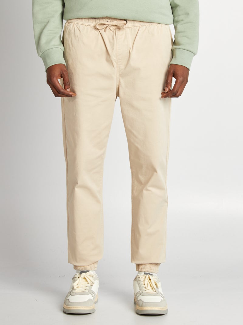 Calças estilo 'fato de treino' CINZA - Kiabi