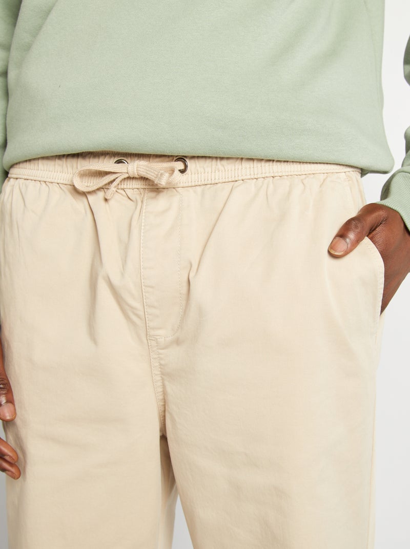 Calças estilo 'fato de treino' CINZA - Kiabi