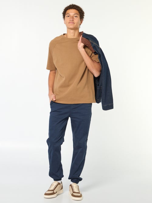 Calças estilo 'fato de treino' - Kiabi