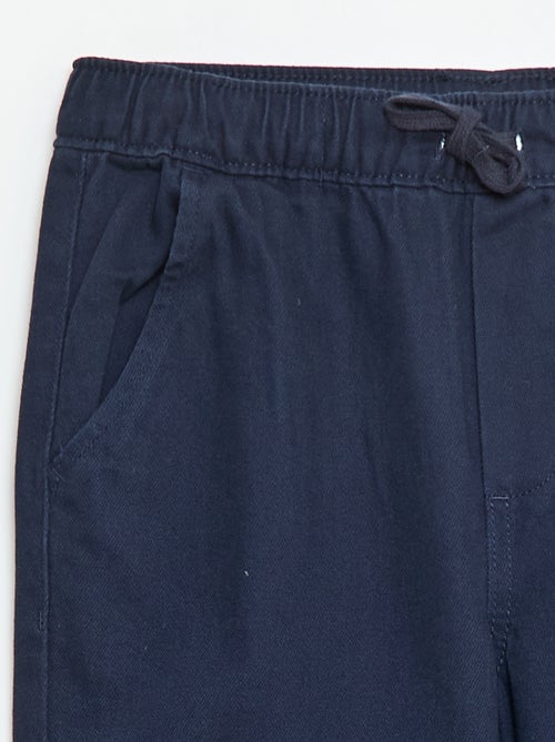 Calças estilo jogger - Kiabi