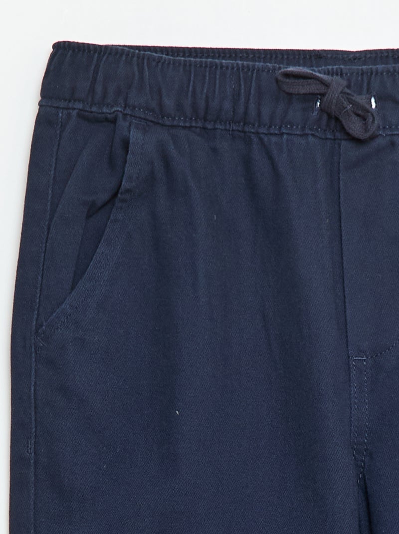 Calças estilo jogger Azul - Kiabi