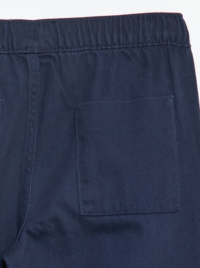 Calças estilo jogger Azul - Kiabi