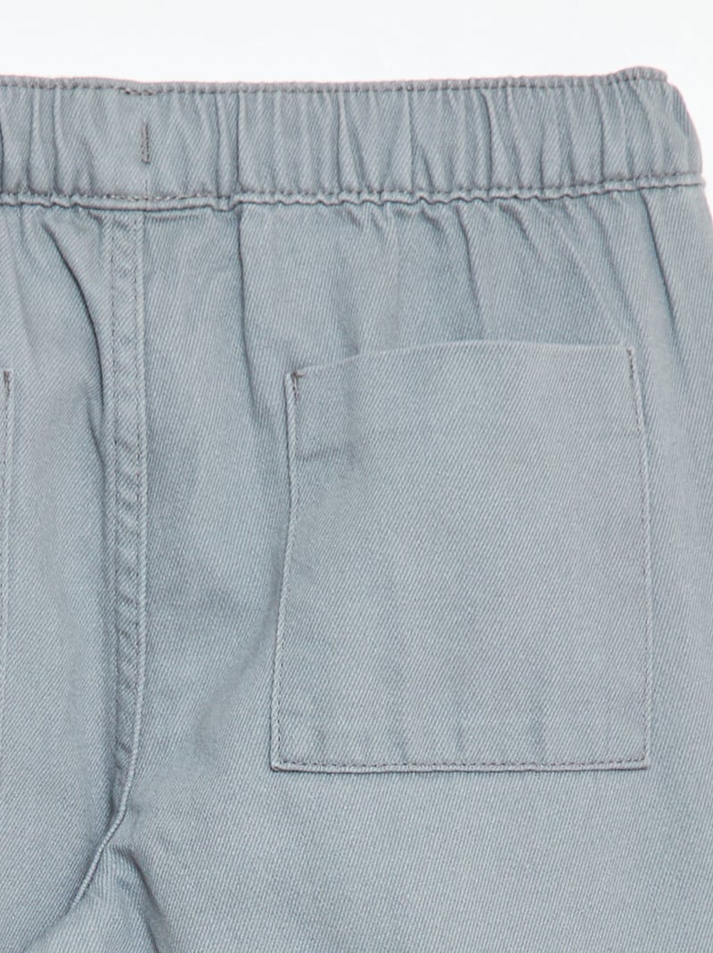Calças estilo jogger Cinza - Kiabi