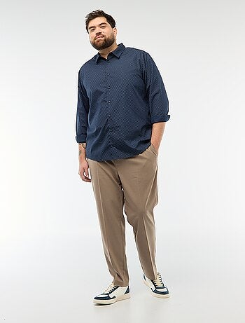 Calças estilo 'jogger' lisas