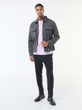 Calças estilo "jogger" lisas