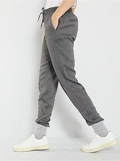 Calças estilo jogger - Kiabi