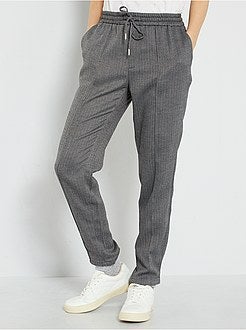 Calças estilo jogger - Kiabi