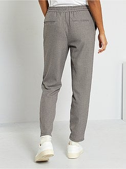 Calças estilo jogger - Kiabi