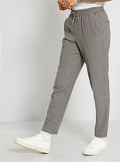 Calças estilo jogger - Kiabi