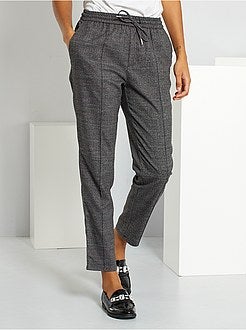 Calças estilo jogger - Kiabi