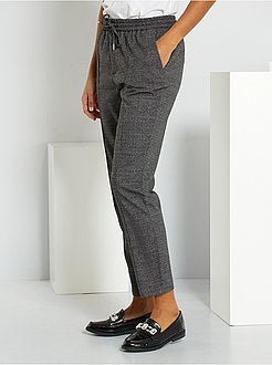 Calças estilo jogger - Kiabi