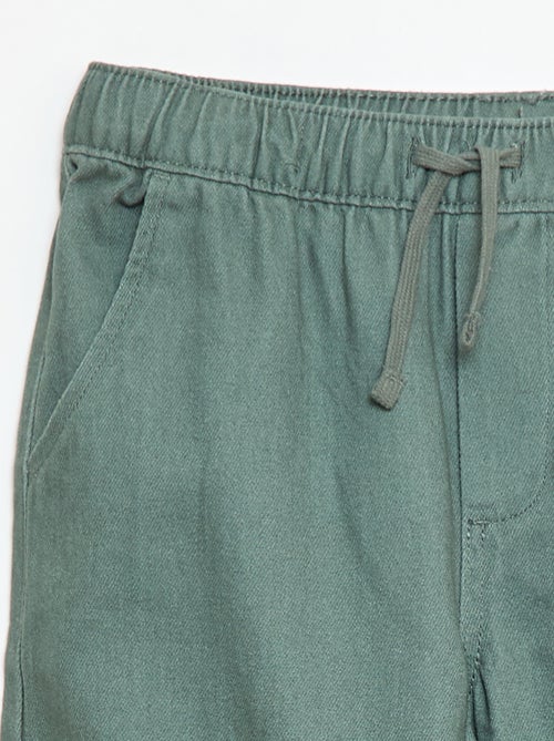 Calças estilo jogger - Kiabi