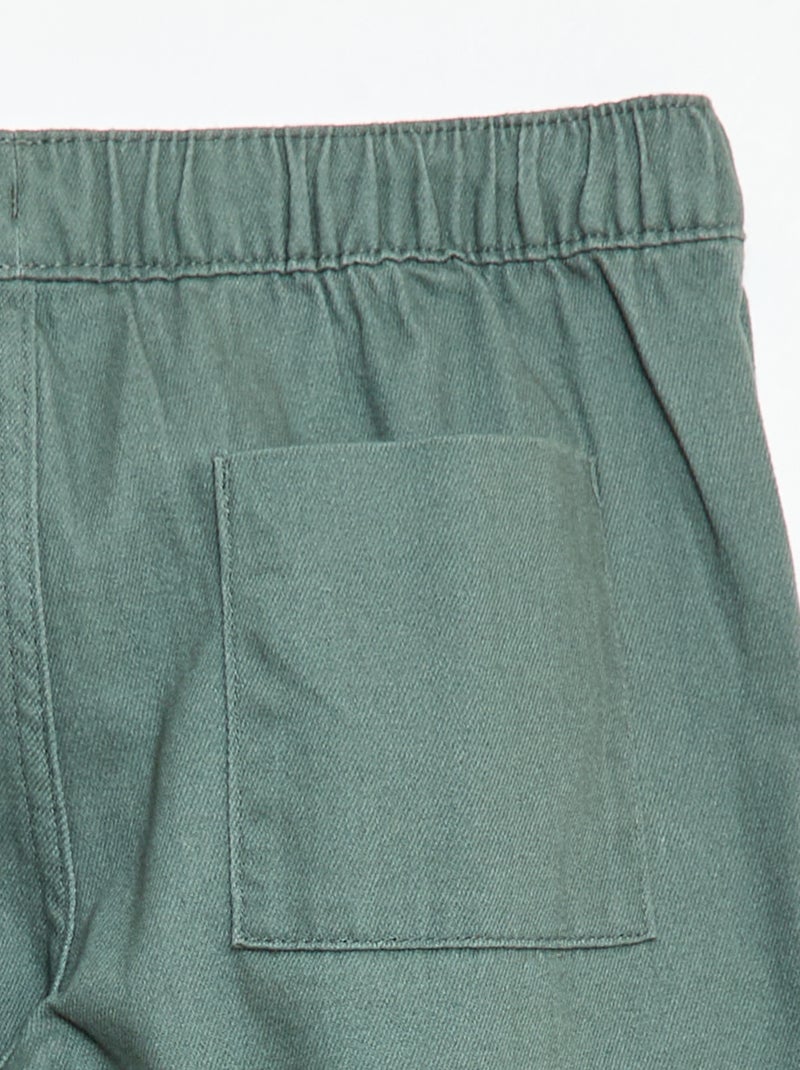 Calças estilo jogger Verde - Kiabi