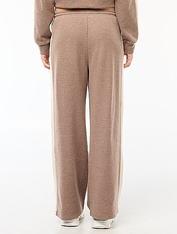 Calças estilo jogging em malha