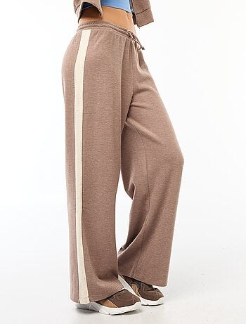 Calças estilo jogging em malha