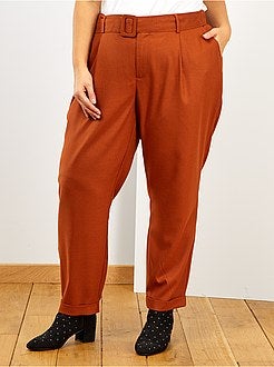 Calças estilo lã - Kiabi