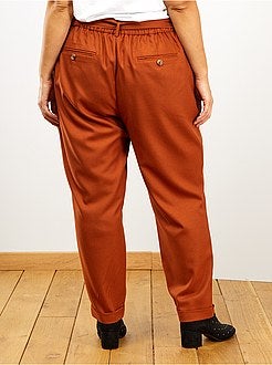 Calças estilo lã - Kiabi