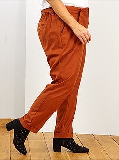 Calças estilo lã - Kiabi