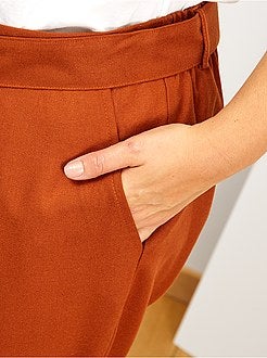 Calças estilo lã - Kiabi