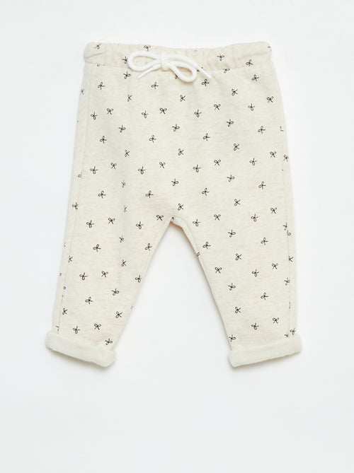 Calças estilo saruel estampadas - Kiabi