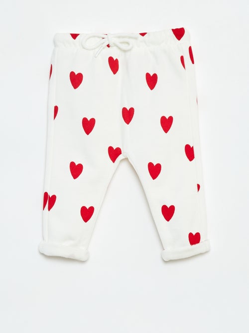 Calças estilo saruel estampadas - Kiabi