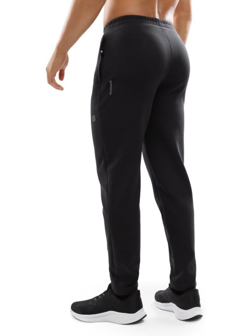 Calças fato de treino corte reto para homem Preto - Kiabi