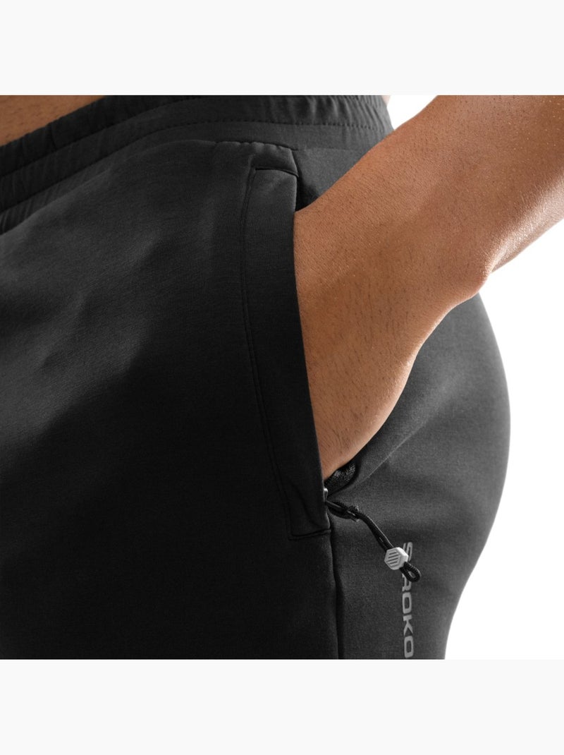 Calças fato de treino corte reto para homem Preto - Kiabi