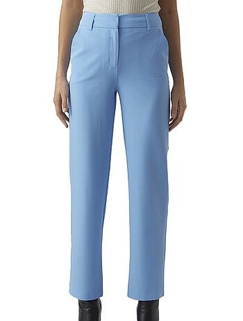 Calças Fluidas Azuis para Mulher Vero Moda Elda
