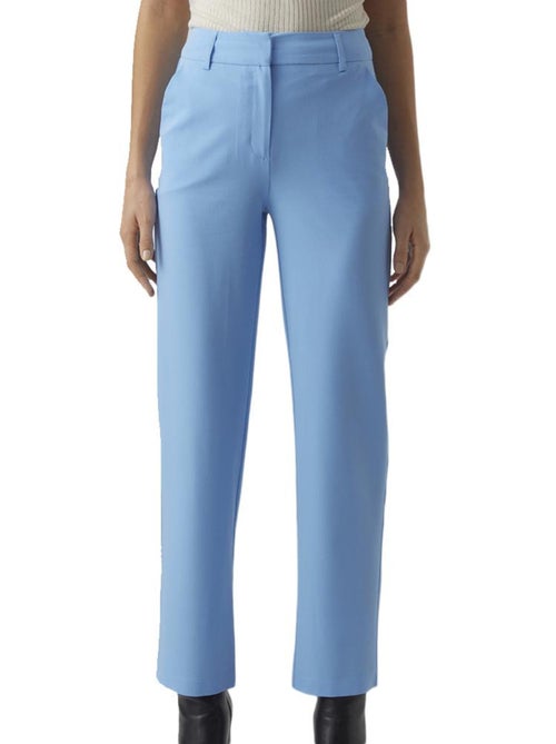 Calças Fluidas Azuis para Mulher Vero Moda Elda - Kiabi Calças Fluidas Azuis para Mulher Vero Moda Elda - Kiabi