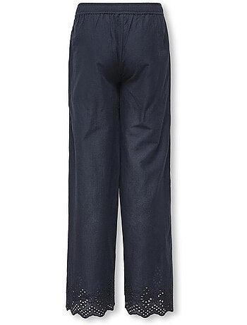 Calças Fluidas Azul-Marinho para Menina Kids ONLY Kogbondi